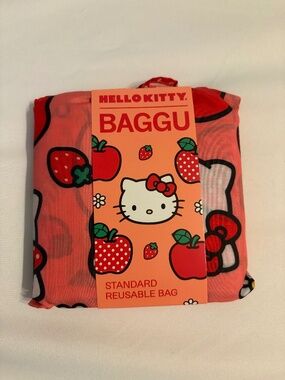 NWT STANDARD BAGGU Reusable Bag - HELLO KITTY APPLE